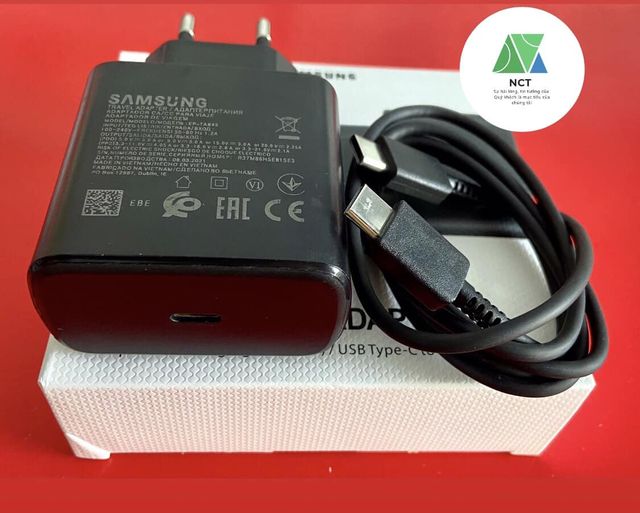 Bộ sạc siêu nhanh 45W chính hãng Samsung cho Note10 plus/S20 Ultra.